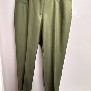 2/$45 on $30 Pants. GUC Women’s Size 14 WHBM Olive Green Slim Ankle Pants